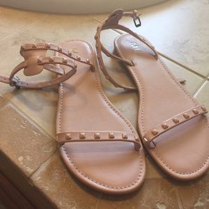 Nude sandals
