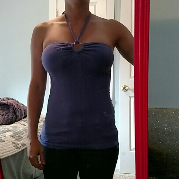 Purple tube top