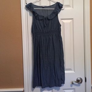 🎉Chambray ruffle dress🎉