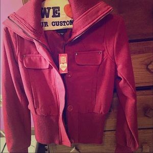 Red jacket