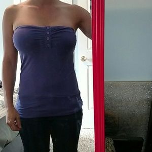 Purple tube top