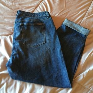 Jennifer Lopez boyfriend crop jeans