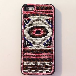 Free People beaded iPhone 5 case
