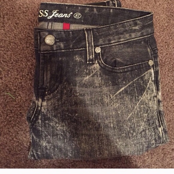 Guess acid wash jeans