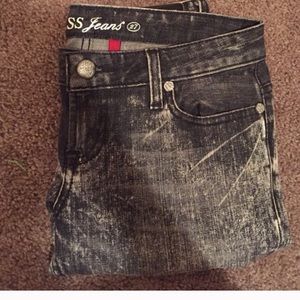 Guess acid wash jeans