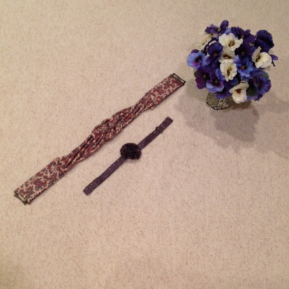 Vintage Brooks Bros Paisley Cumberbund/Neck Bow