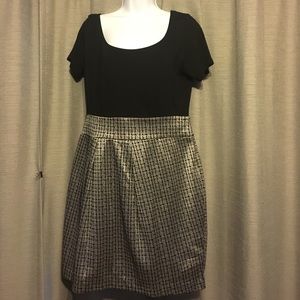 Black and Silver Dress