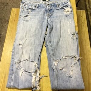 Abercrombie destroyed jeans