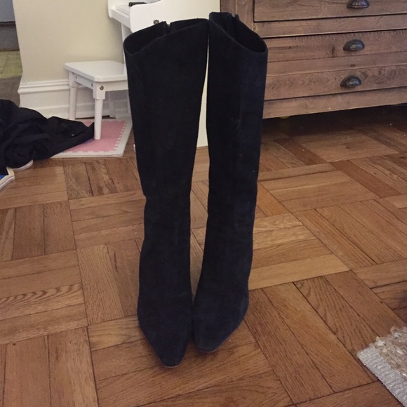 Jimmy choo asymmetric knee high boots size 9.5 - Picture 1 of 4