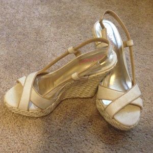 Lily Pulitzer wedges worn only once!