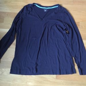 Land's End Soft V-Neck Tee 1X