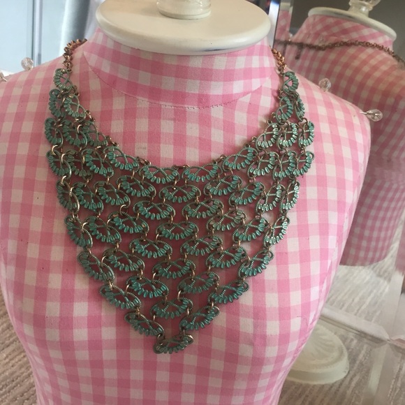 Blue Statement Necklace