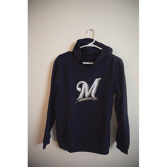 Navy Brewers Hoodie