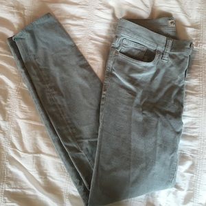 Madewell light blue corduroy pants skinny size 25