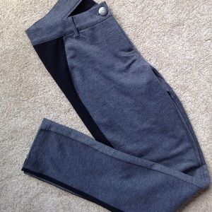 Size 8 tall gray/black leggings