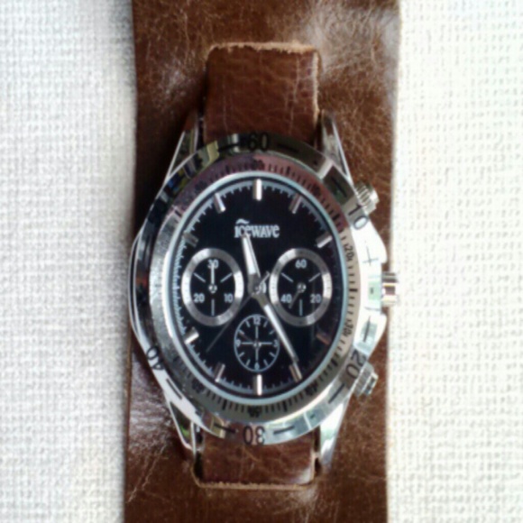 Icewave chronograph fashion watch, brown leather - Picture 1 of 4
