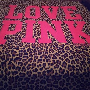 LOVE PINK stadium blanket