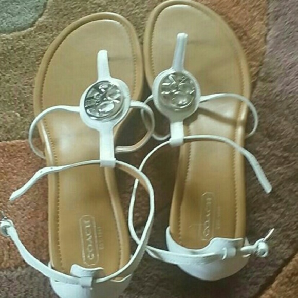 Coach wedge sandal