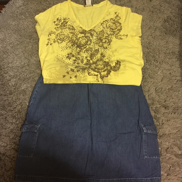 3pc Bundle 20W Skort 20W Skirt 2X Top - Picture 4 of 4