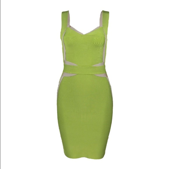 V-neck Sexy Bandage Mini Bodycon - Picture 2 of 4