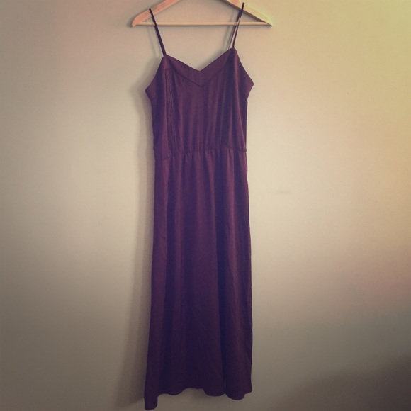 Royal purple H&M Conscious Collection midi dress