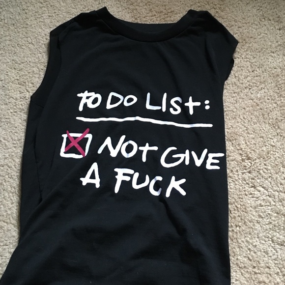 'Not give a F' shirt