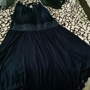 Navy Blue Cocktail Dress