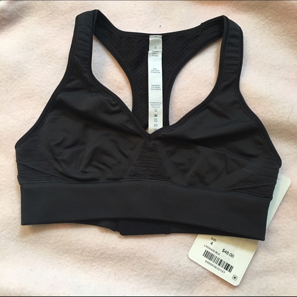 Lululemon Black Sports Bra Sz 4