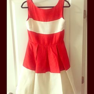 Kate Spade Dress Flared w/ Large Pleats