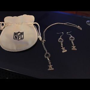 Dallas cowboy Necklace & earrings