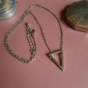 Geometric Triangle Necklace
