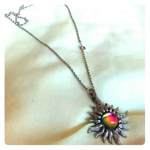 Vintage sun necklace