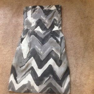 Banana Republic strapless linen dress