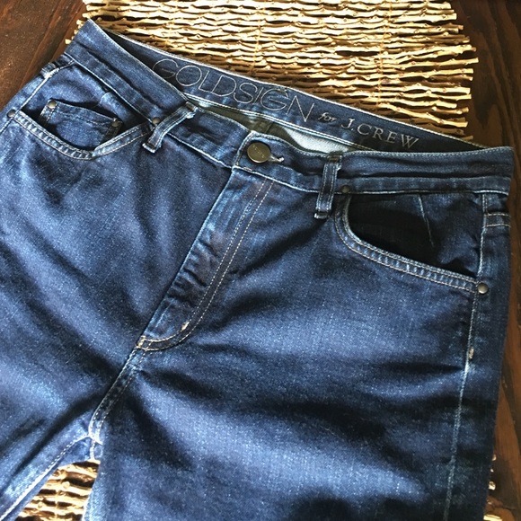 Rare J Crew Goldsign "Jeane" Selvege Denim Size 27