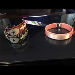 3 Dallas Cowboys Wristbands