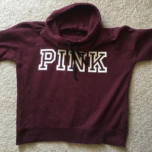 Victoria's Secret PINK cowl neck hoodie/sweatshirt