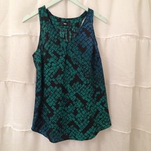 Mossimo Green and Black Tank size Small