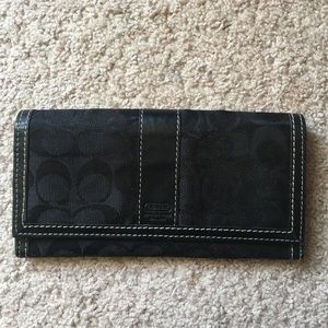 Authentic black coach wallet