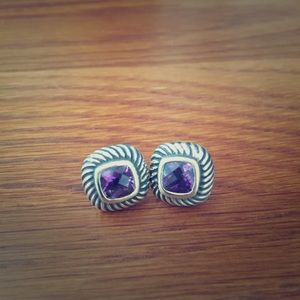 Authentic David Yurman Amethyst Earrings