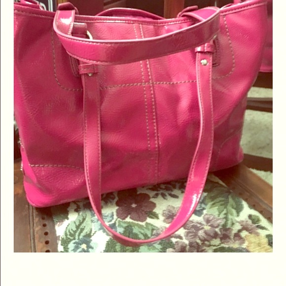 🎆💫🌟Nine West Pink Patent Tote Bag💫🌟