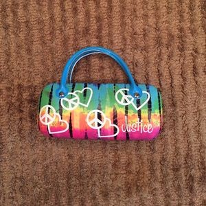 Justice Tie-Dye glasses case