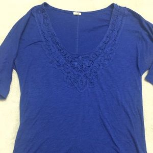 3/4 Sleeve J. Crew Womens top Sz Small