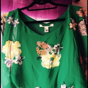 Forever 21 new shirt floral dress