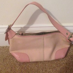 Pink Coach mini bag