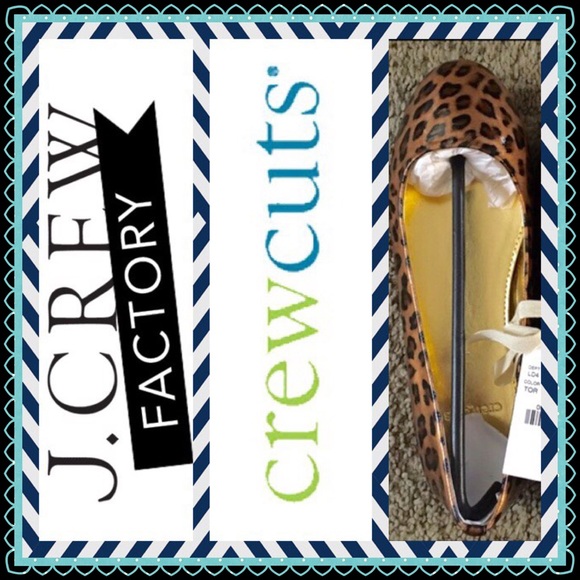 J. Crew Shoes - Crewcuts (J. Crew Factory) Patent Leopard Flats