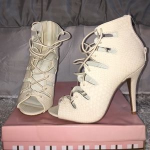 BRAND NEW LACED UP HEELS