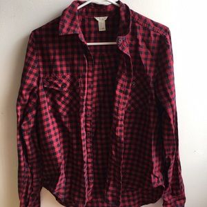 Forever21 checked flannel