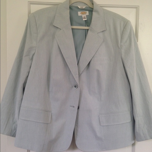 Talbots Stripped Blazer 16w