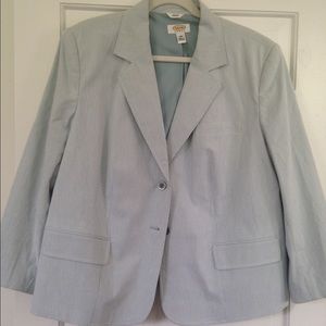 Talbots Stripped Blazer 16w