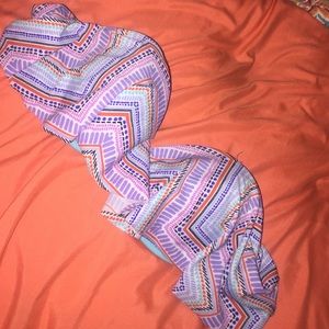 Strapless bathing suit top